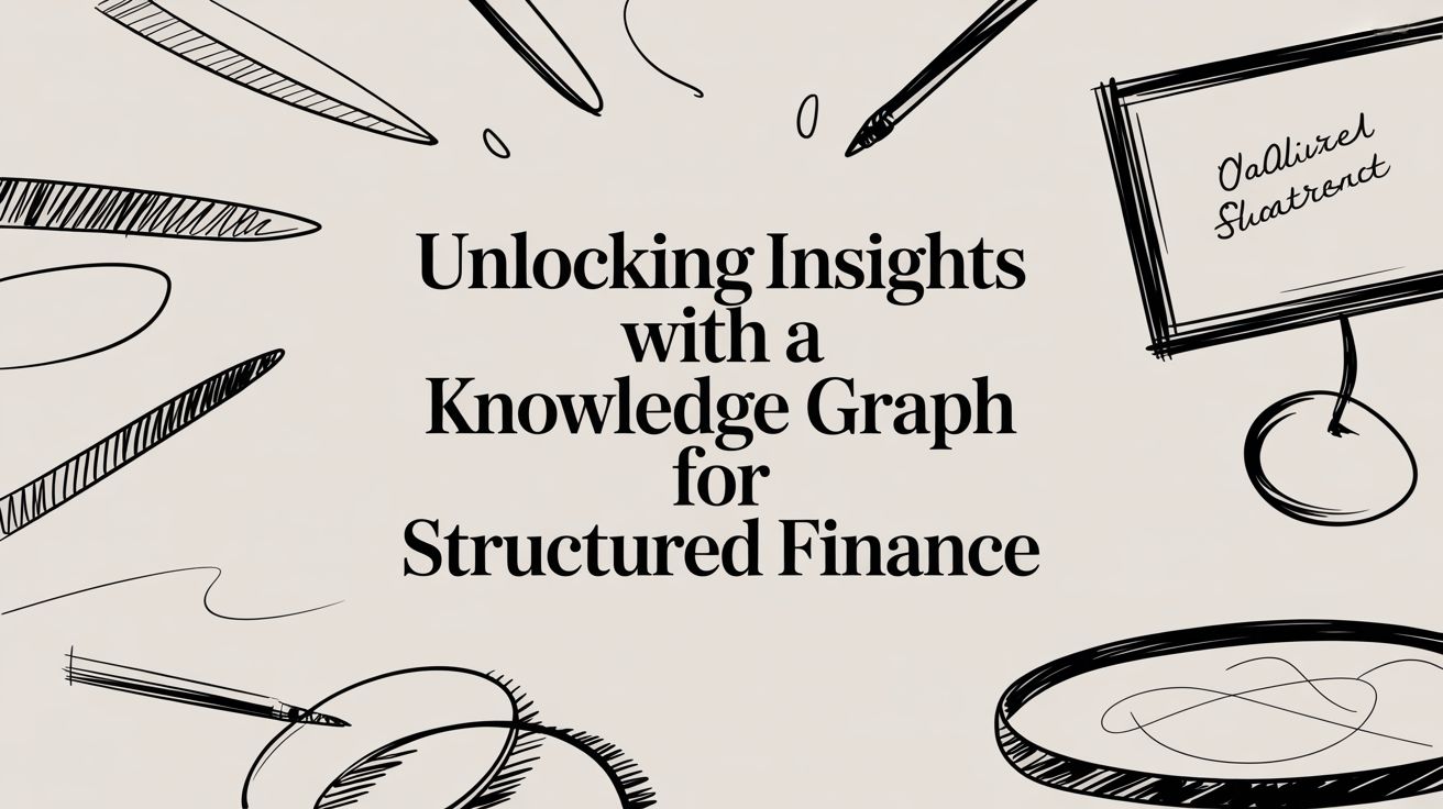 A concept map illustrating how siloed data is integrated through a knowledge graph to unlock synthesized insight.