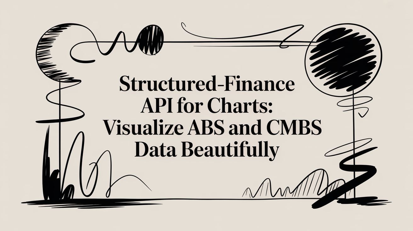 Structured finance API for charts data flow diagram showing EDGAR to charts transformation.