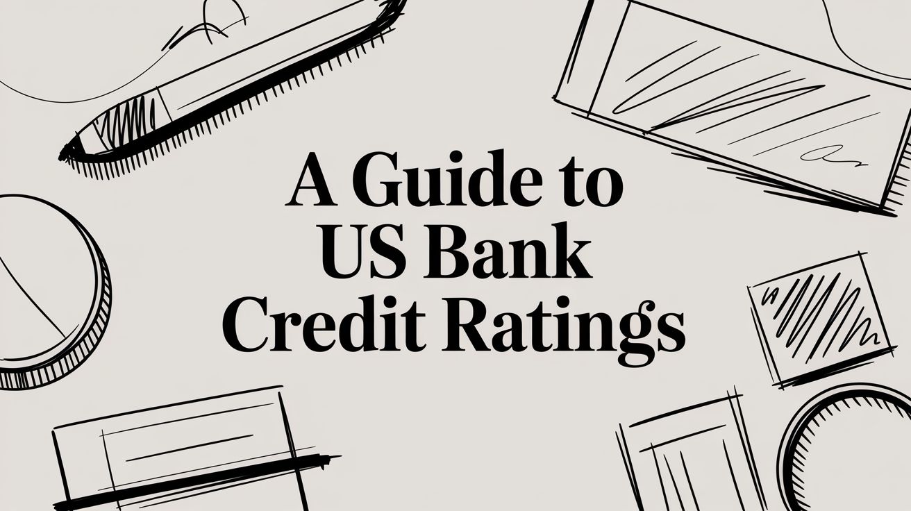 Infographic about us bank credit ratings