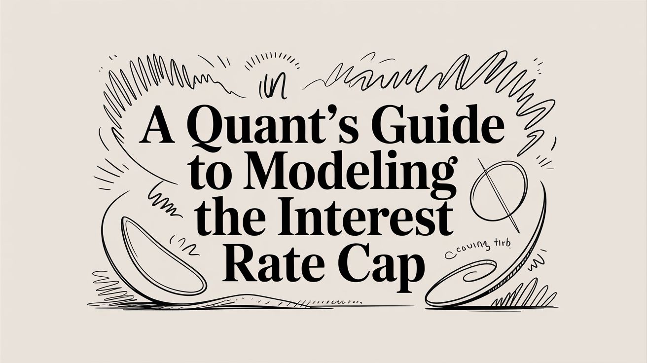 Interest rate cap protection diagram showing umbrella protecting trust from rising rates.
